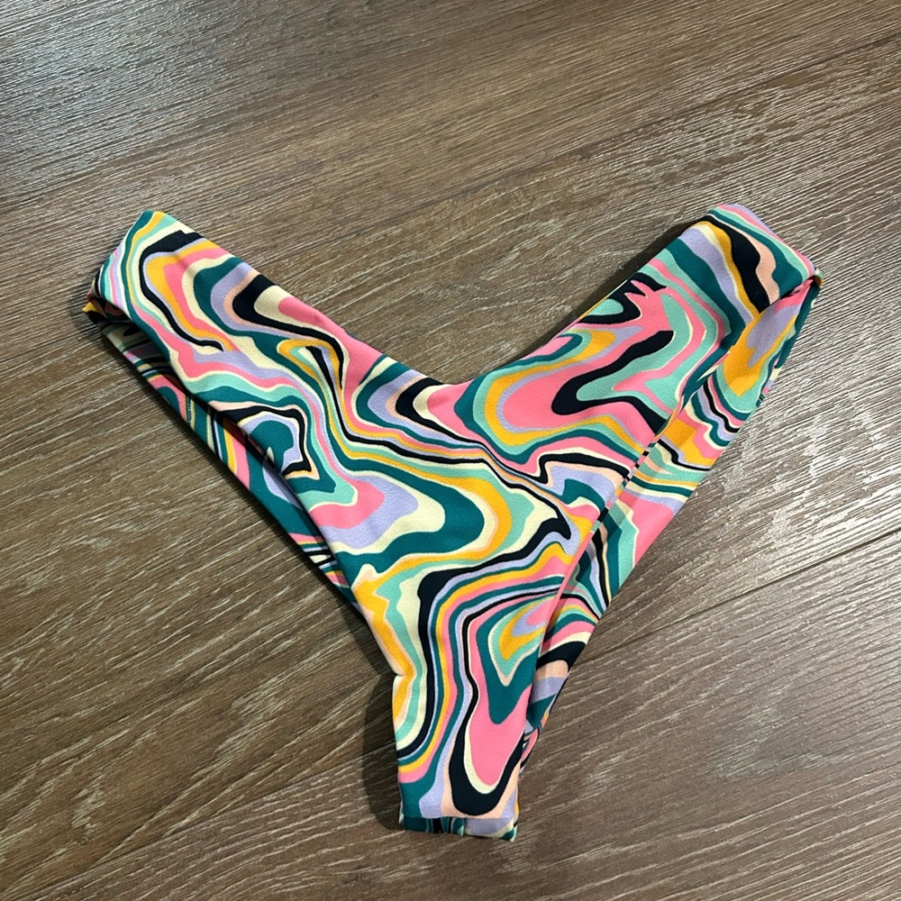 Skatie “Mandi” bikini bottoms Colorful Abstract